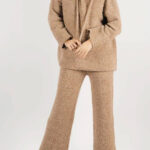 Set hanorac și pantaloni Cappuccino din lana