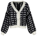 Pulover gros cu nasturi tricotati - imagine 2
