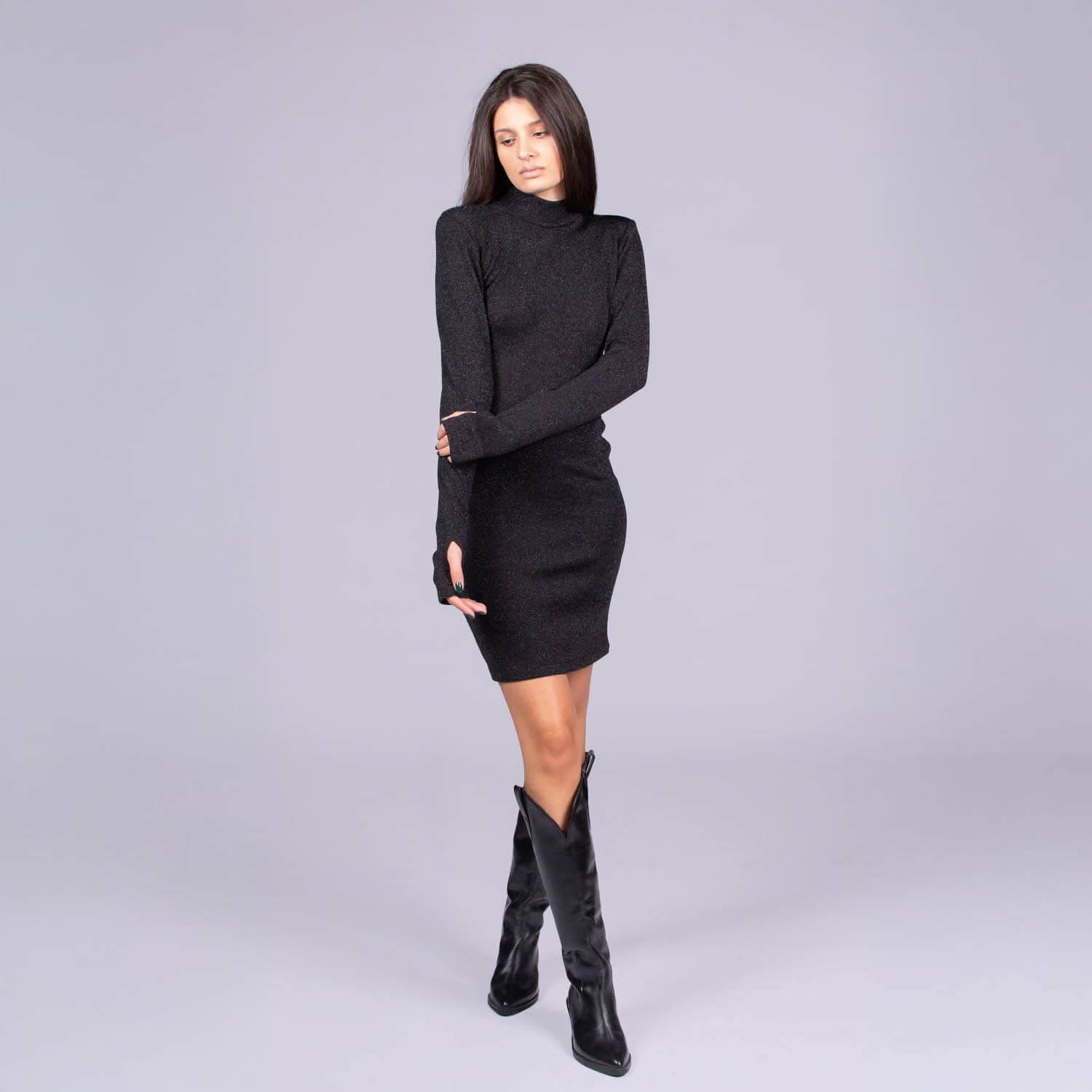 Rochie pe corp din tricot
