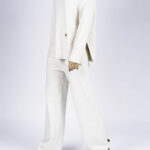 Compleu casual din modal white