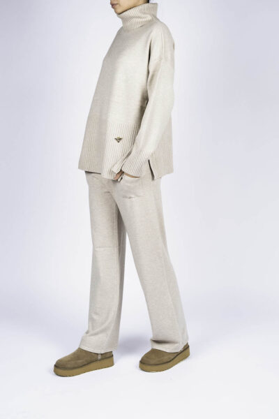 Compleu casual din modal grey - imagine 3