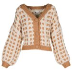 Pulover gros cu nasturi tricotati - imagine 7