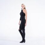 Rochie mulata asimetrica din tricot - imagine 5