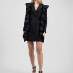 Rochie sacou cu volane