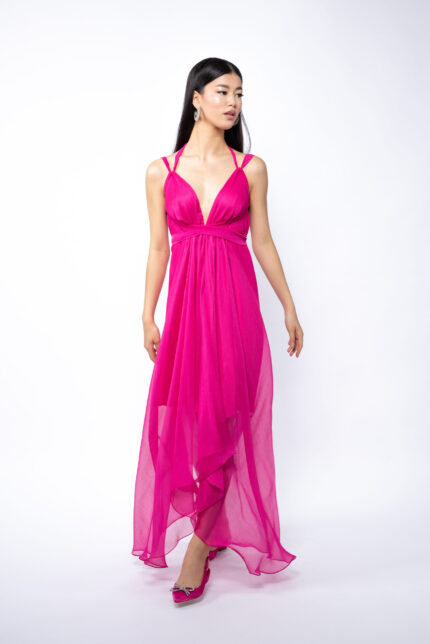 Rochie halter midi - imagine 2