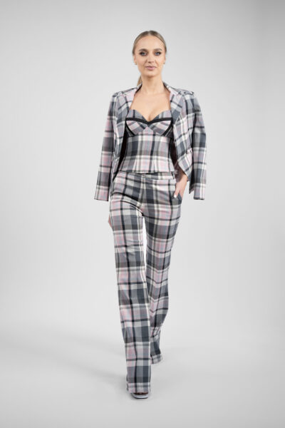 Sacou scurt cu decupaj frontal - imagine 4