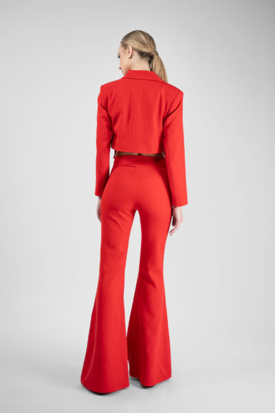 Pantaloni evazați Red - imagine 3