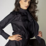 Pantaloni scurti din matase