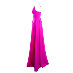 Rochie lunga Laurelie Hot Pink - imagine 3