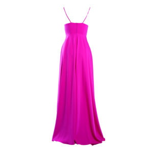 Rochie lunga Laurelie Hot Pink - imagine 4