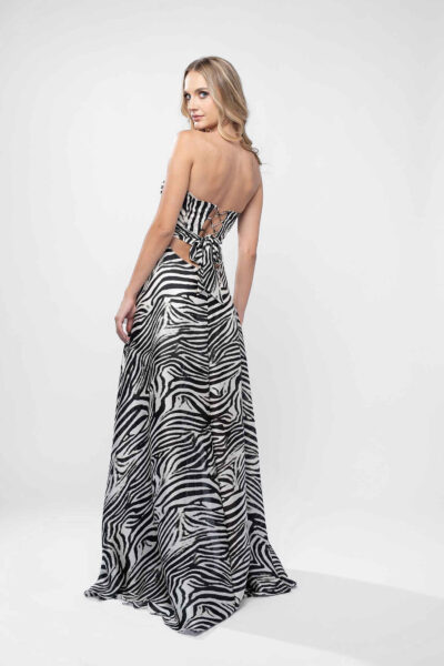 Rochie lunga cu decupaje - imagine 4