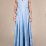 Rochie lunga Laurelie Blue