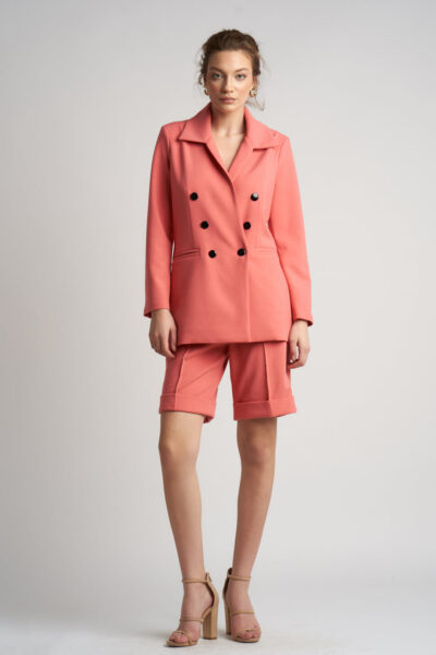 Compleu sacou retro și pantalon scurt - imagine 3