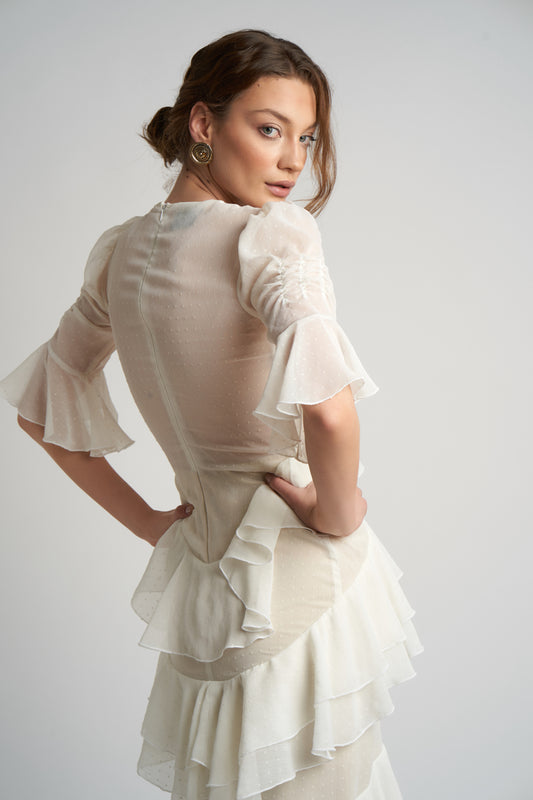 BCatargiuDSC07195_800x800 Rochie lunga cu volane  si corset integrat - imagine 2