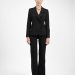 Sacou cambrat in 6 nasturi cu accesorii