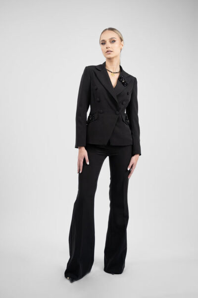 Pantalon clasic evazat