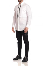 Cămașă Double Zipp White - imagine 2