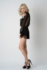 Camasa transparenta din matase - imagine 3