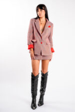 Sacou din tweed Corai - imagine 3