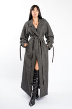 Palton lung stil oversize - imagine 3
