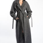 Palton lung stil oversize