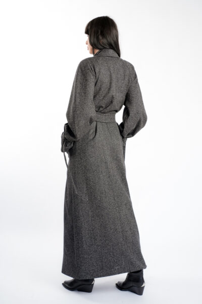 Palton lung stil oversize - imagine 4