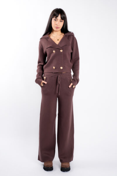 Compleu Brown din modal - imagine 3