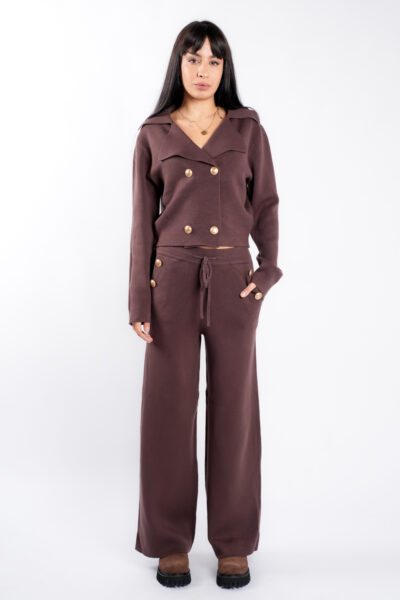 Compleu Brown din modal - imagine 2