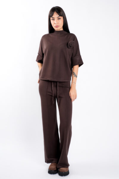 Compleu Brown cu accesoriu deatasabil - imagine 2