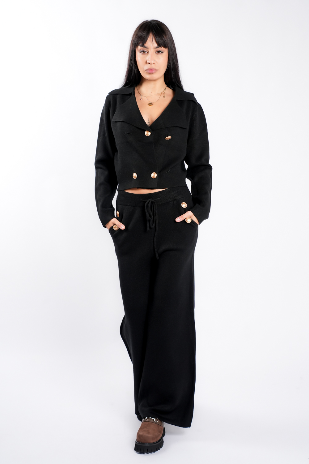 DSC04663 Compleu Black din modal - imagine 3