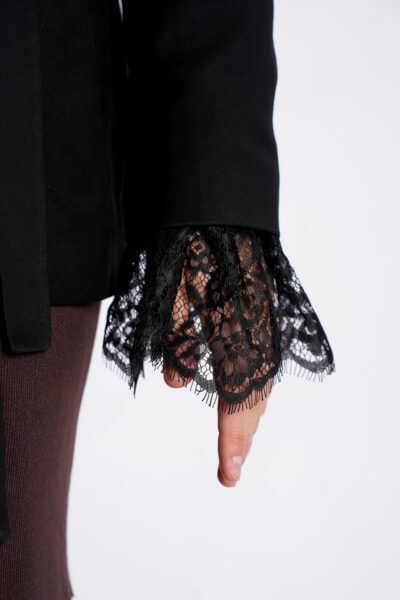 Mansete din dantela chantilly - imagine 3