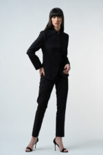 Pantalon cigarette cu buzunare