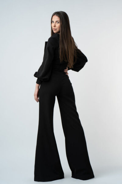 Salopeta cu decolteu adanc black - imagine 2