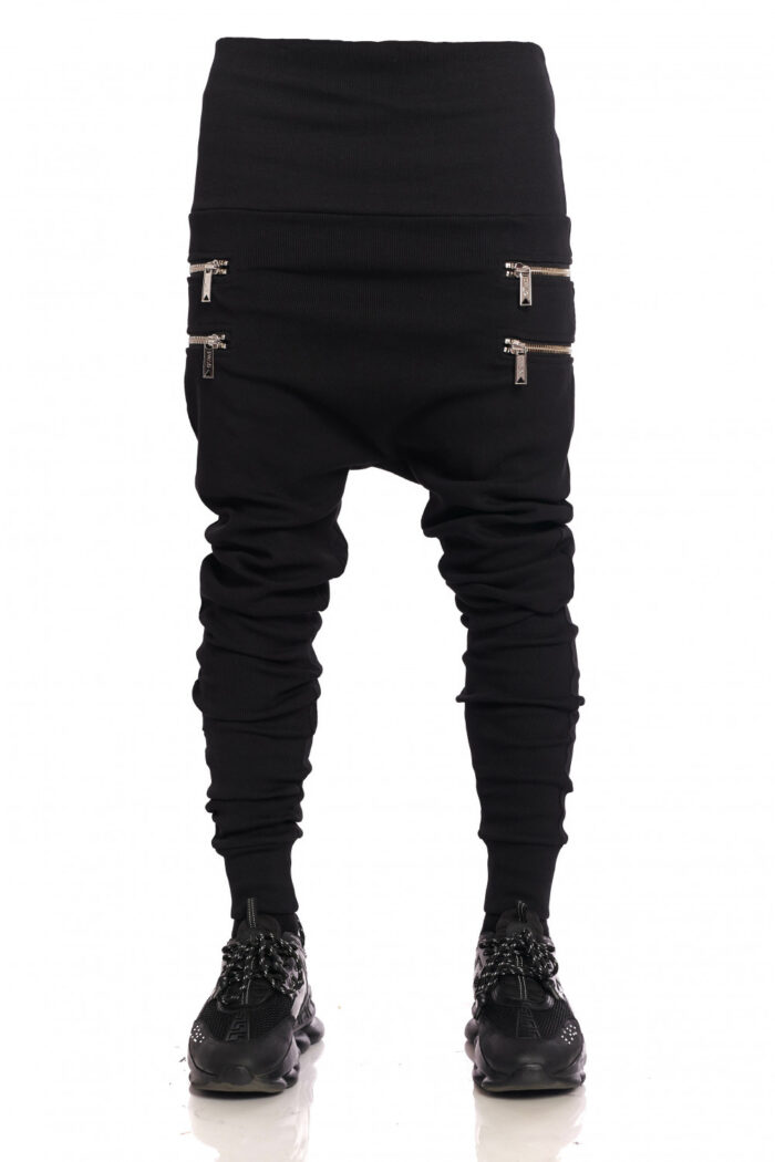 Pantaloni 4 Zipp Negri - imagine 9
