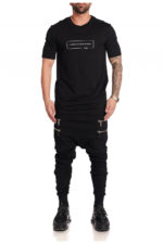 Pantaloni 4 Zipp Negri