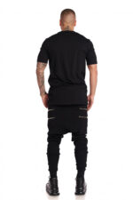 Pantaloni 4 Zipp Negri - imagine 3