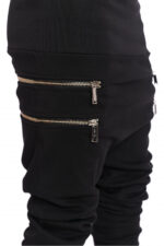 Pantaloni 4 Zipp Negri - imagine 5