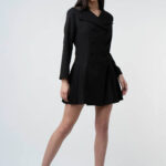 Rochie sacou cu pliuri