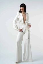 Salopetă cu decolteu adânc - imagine 2