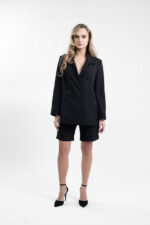 Compleu sacou retro și pantalon scurt