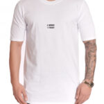 Tricou 2Words1Finger White
