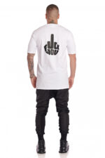 Tricou 2Words1Finger White - imagine 2