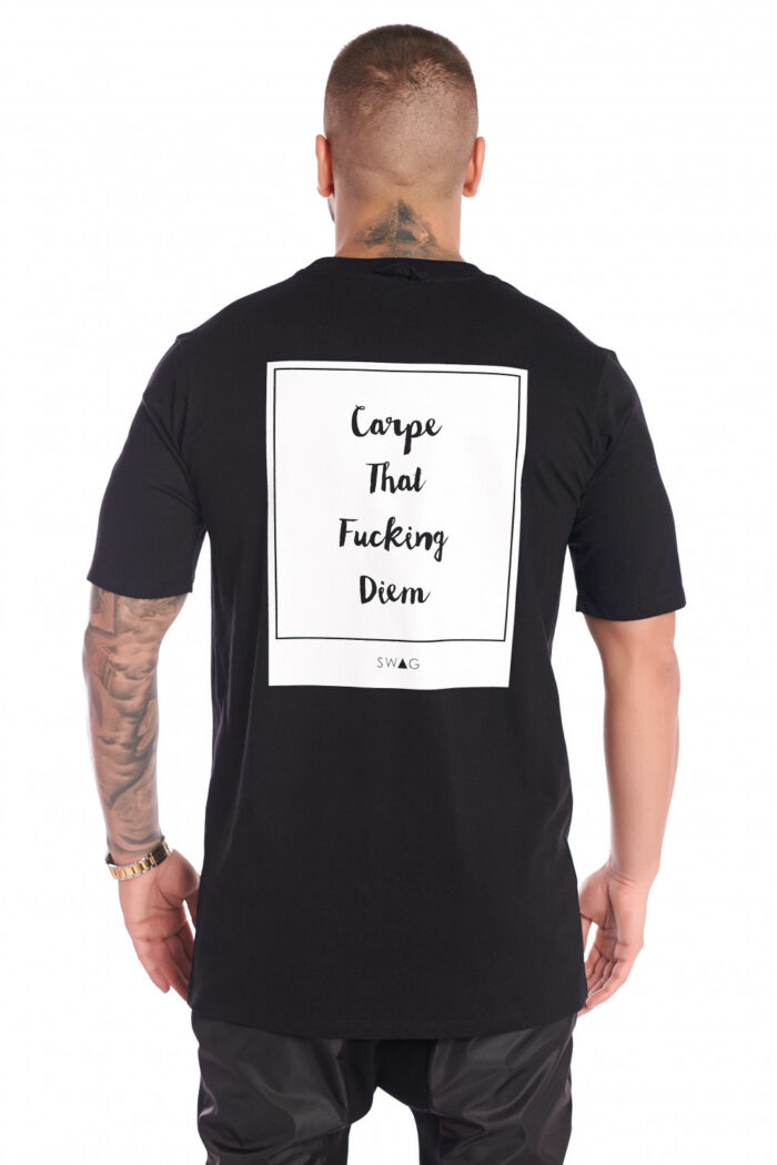 Tricou Carpe Diem Black - imagine 1