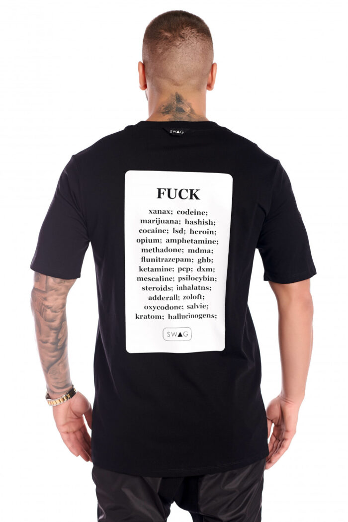 Tricou FVCK SWAG Black - imagine 1