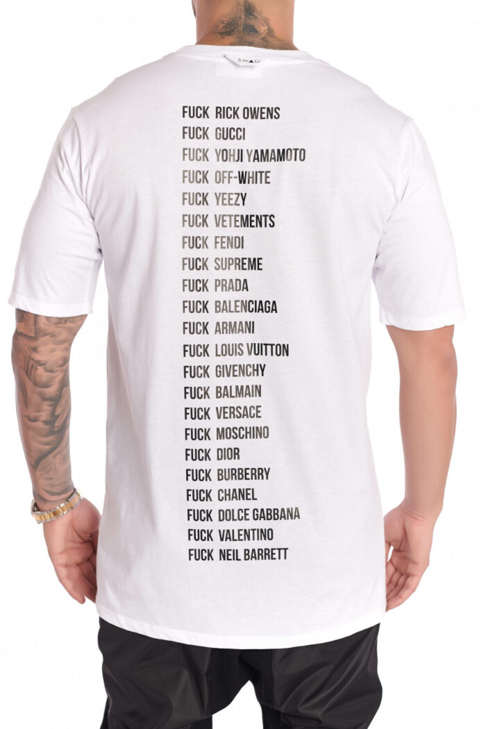 Tricou Fvckall2 White - imagine 1