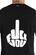 Tricou 2Words1Finger Black - imagine 3