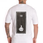 Tricou Rectangle Fvck White