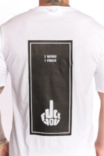 Tricou Rectangle Fvck White - imagine 3