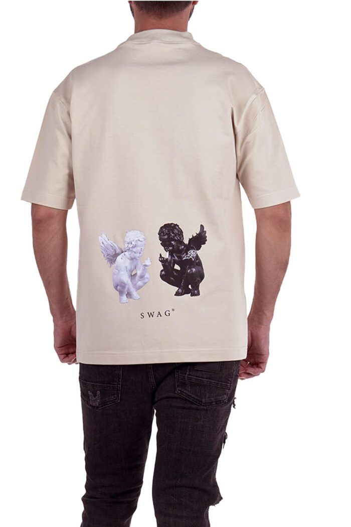 Tricou Black and White Baby Angel - imagine 1