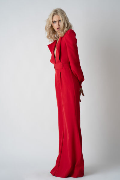 Salopeta cu decolteu adanc red - imagine 2